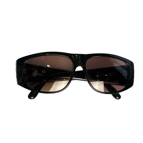 Charles Jourdan Sunglasses Black Ladies Made In France Rectangle Slightly Chunky main image 7